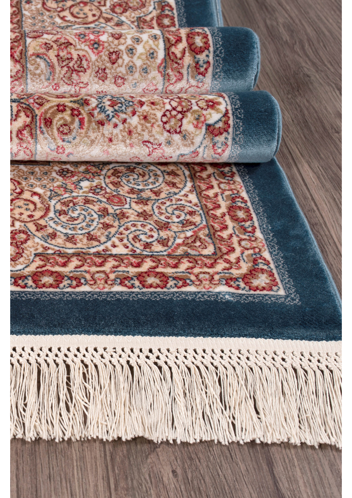 Turkish silky (viscose) woven rug, 2 million knots, 2900gr/m2, 5mm pile height, extremely dense, luxurious, soft and highly durable (5.2x7.6ft)
