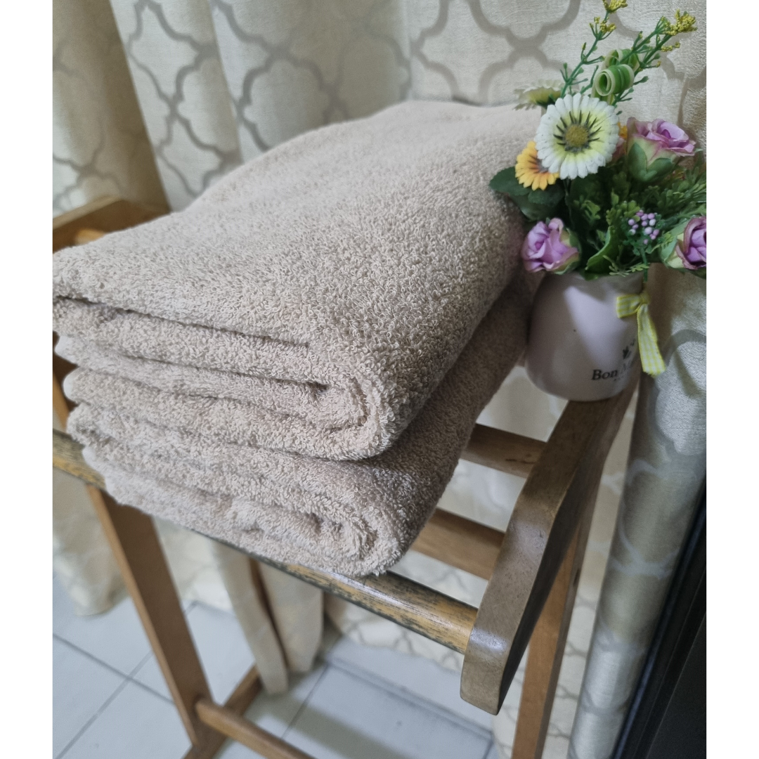 2pcs x Turkish bath towels, 100% Turkish Cotton, 70x140cm, 400gsm, fast water absorbing