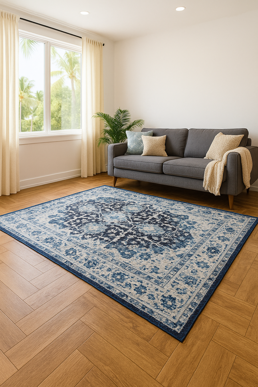 High Quality Woven Carpet Rug produced in TURKEY(3.11x5.5ft)